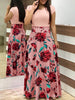 Vintage Floral Print Dress