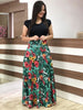 Vintage Floral Print Dress