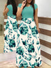 Vintage Floral Print Dress