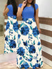 Vintage Floral Print Dress