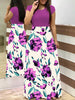 Vintage Floral Print Dress