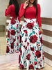 Vintage Floral Print Dress