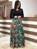 Vintage Floral Print Dress