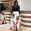 Vintage Floral Print Dress