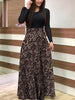 Vintage Floral Print Dress