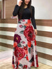 Vintage Floral Print Dress