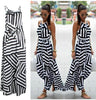 Summer Maxi Dress New Fashion Women Sexy Boho Striped Sleeveless Beach Style Strap Sundress Vestidos Female Long Irregular Robes