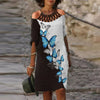 Retro Printing Women Dress