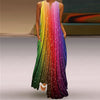 Human Face Printed Summer Dress