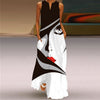 Human Face Printed Summer Dress