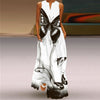 Human Face Printed Summer Dress
