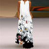 Human Face Printed Summer Dress