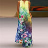 Human Face Printed Summer Dress