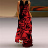 Human Face Printed Summer Dress