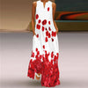 Human Face Printed Summer Dress