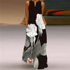 Human Face Printed Summer Dress