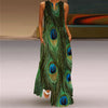 Human Face Printed Summer Dress