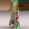 Human Face Printed Summer Dress