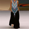 Human Face Printed Summer Dress