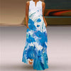 Human Face Printed Summer Dress