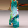 Human Face Printed Summer Dress