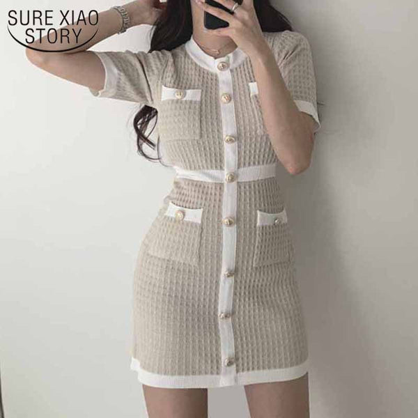 Korean wool Knitted Dress